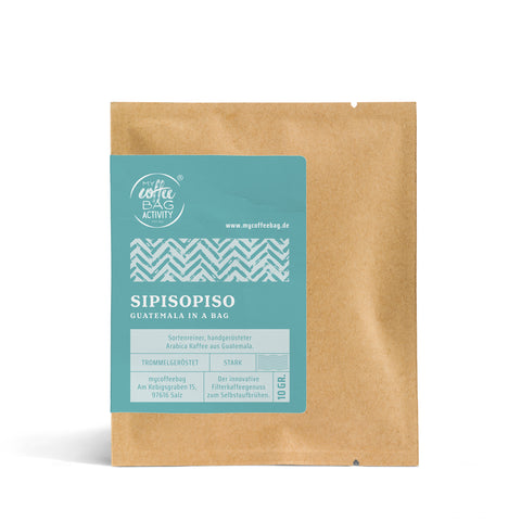 Il caffè forte dal Guatemala: Drip Coffee Bag Sipisopiso (MyTastebox)