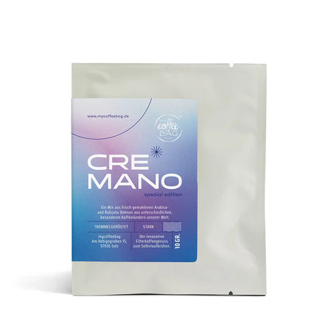 La miscela forte di chicchi Arabica e Robusta: Drip Coffee Bag Cremano